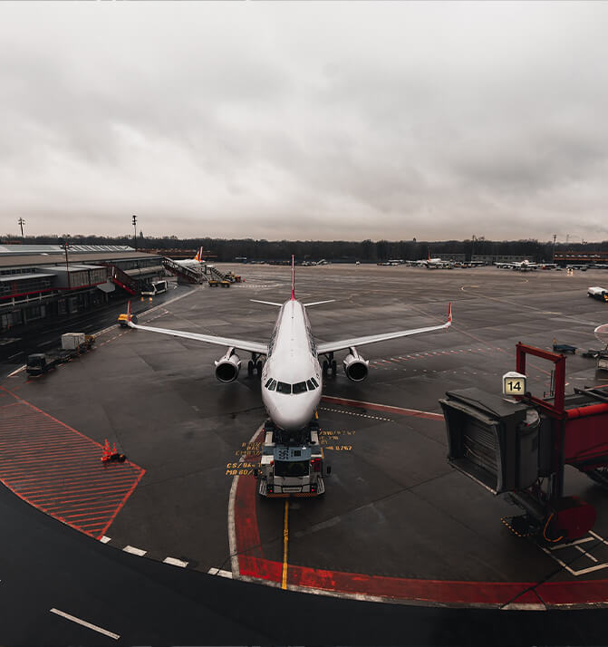 Aviation handling about us page stock image